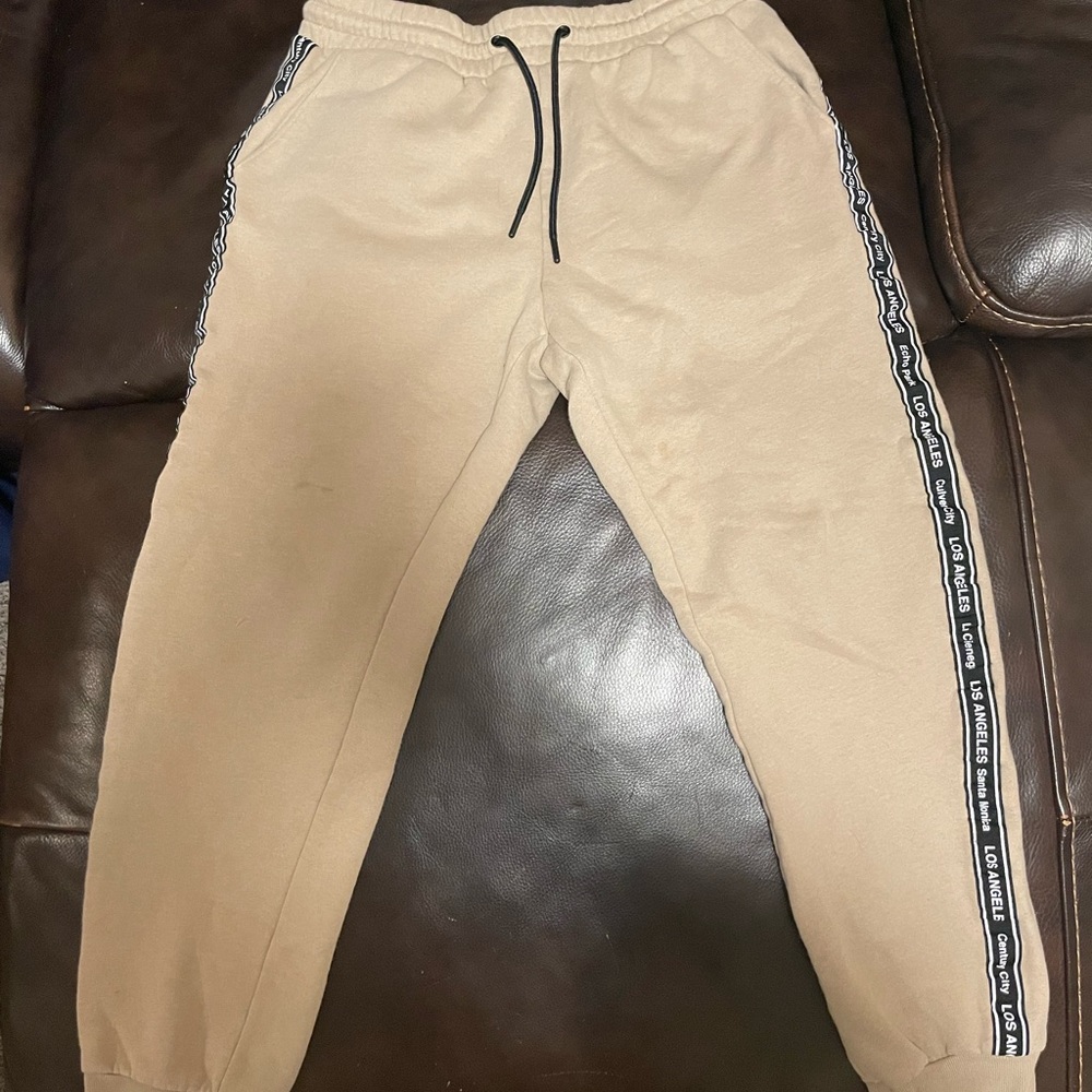H&M mens tan sweats